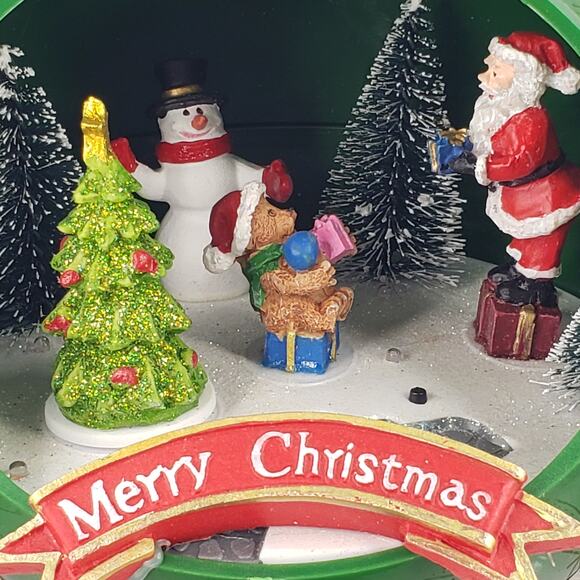 Musical Christmas Table Decor Ornament Jingle Bells Music Lights SEE VIDEO - Picture 4 of 8